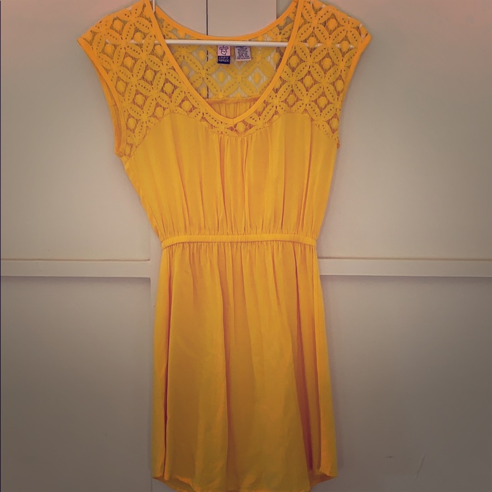 Golden rod dress